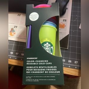 Starbucks Color-Changing Reusable Cold Cups